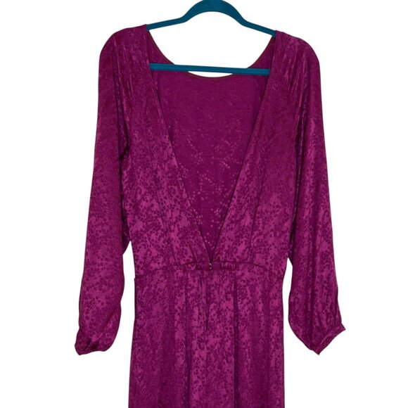 Sezane Editions Debbie Jumpsuit Romper Wide Leg Pants V Neck Back 38 US 6 - Picture 7 of 12